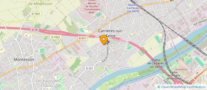 localisation de l'entreprise BACAR  CARRIERES-SUR-SEINE