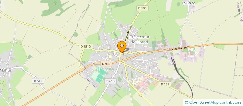 localisation de l'entreprise BACAR MAG  CREVECUR-LE-GRAND