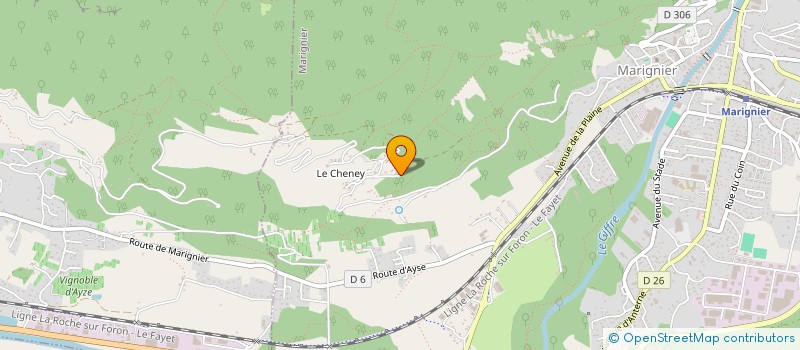 localisation de l'entreprise BACARA  MARIGNIER