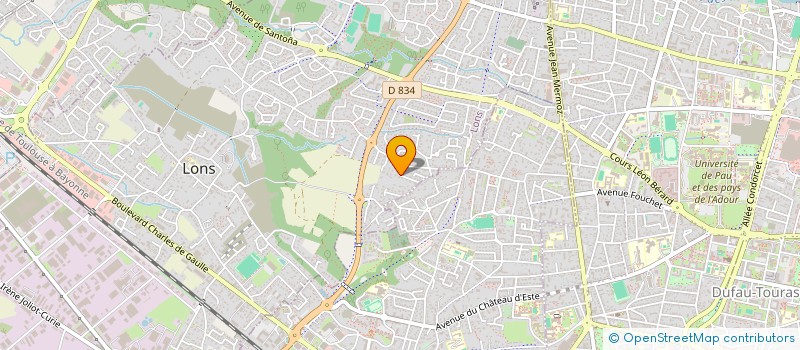 localisation de l'entreprise BACARA  LONS