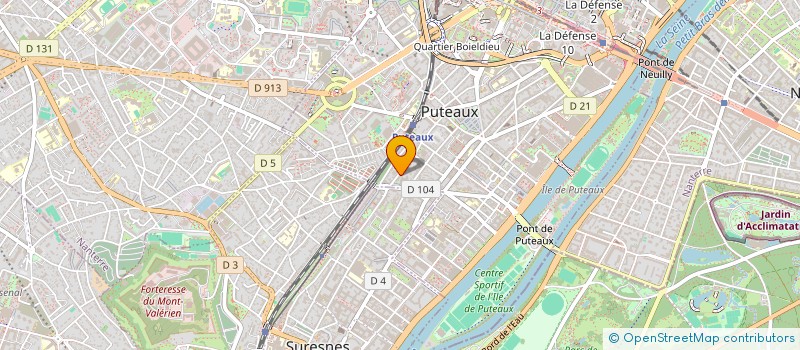 localisation de l'entreprise BACARI LUX AFFAIRS  PUTEAUX