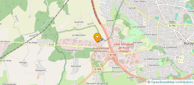 localisation de l'entreprise BACARUJO  CRACH