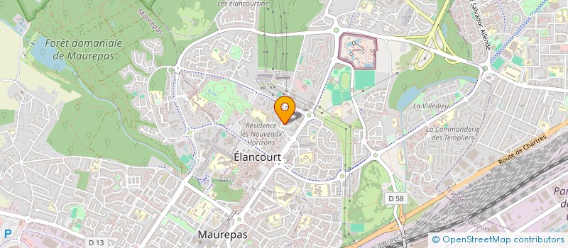 localisation de l'entreprise BACAUTO  ELANCOURT