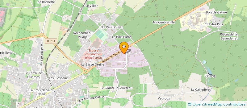 localisation de l'entreprise BACBUC MESSAGES DE FRANCE  CHINON