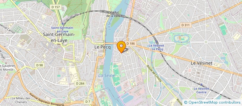 localisation de l'entreprise BACCAF  LE PECQ