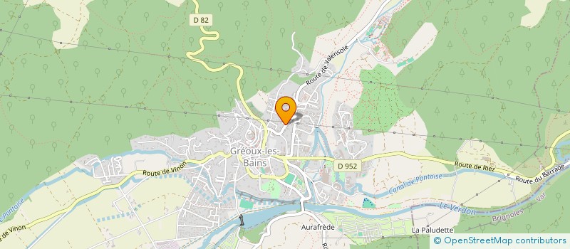 localisation de l'entreprise BACCARA à GREOUX-LES-BAINS