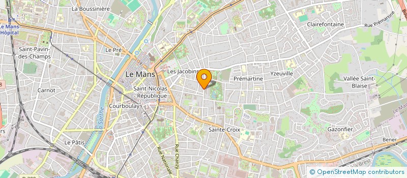 localisation de l'entreprise BACCARA LA SIRENE  LE MANS