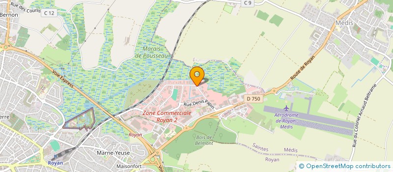 localisation de l'entreprise BACCARAT  ROYAN