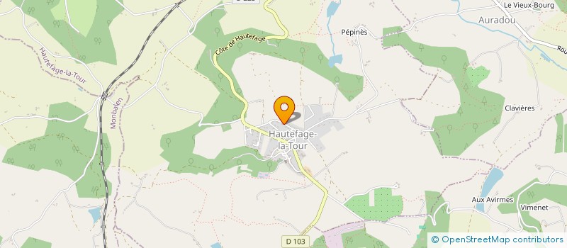 localisation de l'entreprise BACCARAT  LAROQUE-TIMBAUT