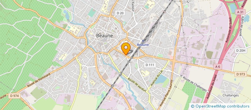 localisation de l'entreprise BACCATE à BEAUNE
