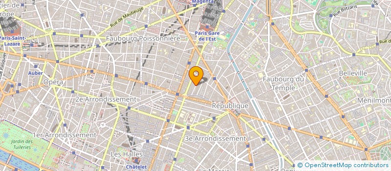 localisation de l'entreprise BACCHANALIA HOLDING  PARIS