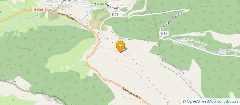 localisation de l'entreprise BACCHETTI ELEC à SERANON