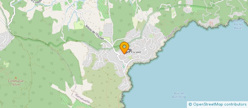 localisation de l'entreprise BACCHUS  RAMATUELLE