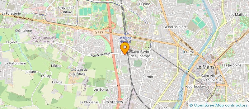 localisation de l'entreprise BACCHUS  LE MANS