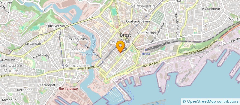 localisation de l'entreprise BACCHUS à BREST