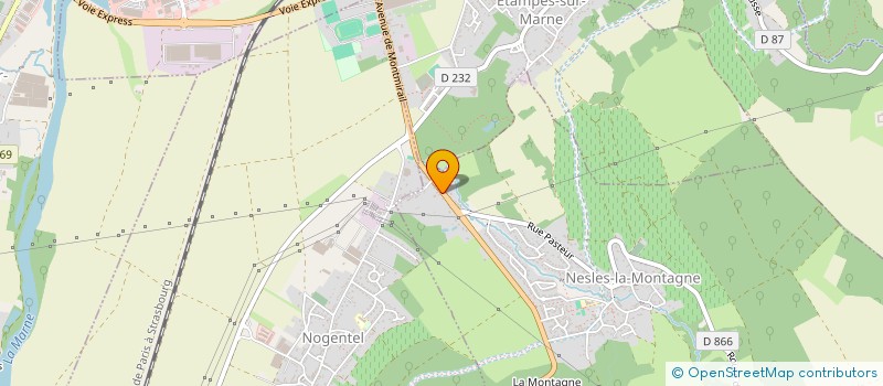 localisation de l'entreprise BACCHUS  NESLES-LA-MONTAGNE