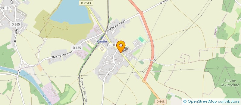 localisation de l'entreprise BACCHUS  CANTIN