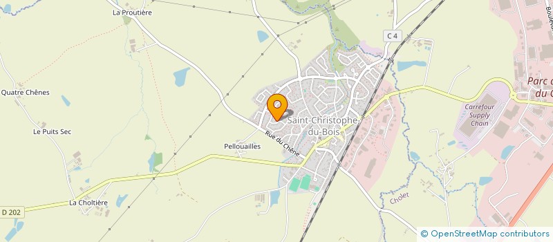 localisation de l'entreprise BACCHUS  SAINT-CHRISTOPHE-DU-BOIS