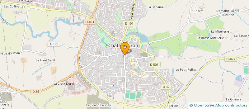 localisation de l'entreprise BACCHUS  CHATEAUGIRON