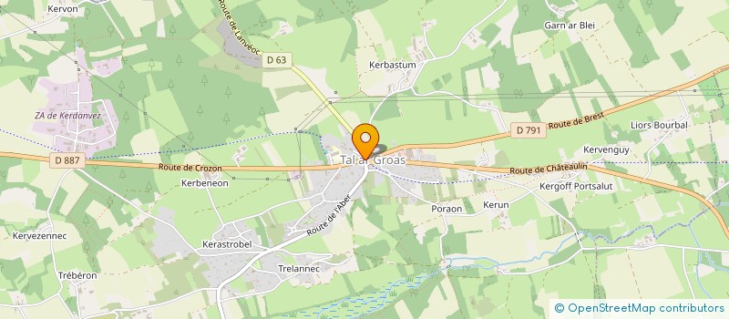 localisation de l'entreprise BACCHUS AND CO à CROZON