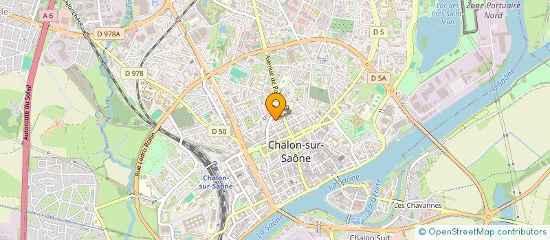 localisation de l'entreprise BACCHUS CONSEILS à CHALON-SUR-SAONE