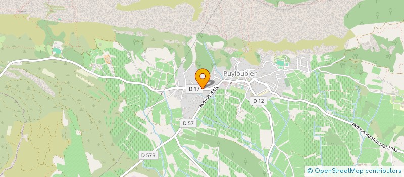 localisation de l'entreprise BACCHUS EMBOUTEILLAGES  PUYLOUBIER