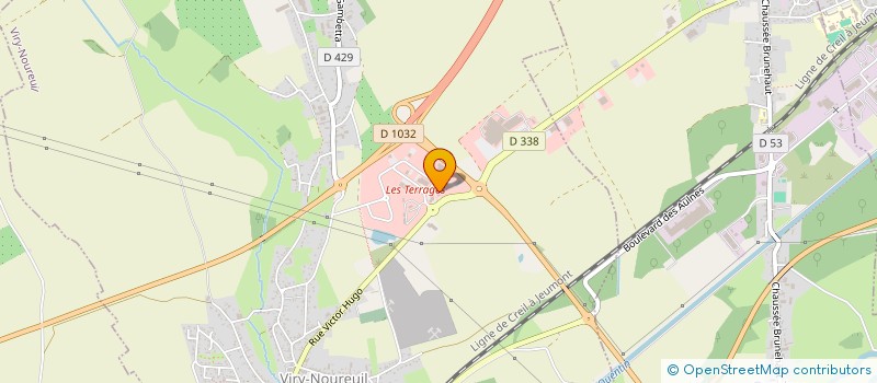 localisation de l'entreprise BACCHUS / LE CONCEPT à VIRY-NOUREUIL