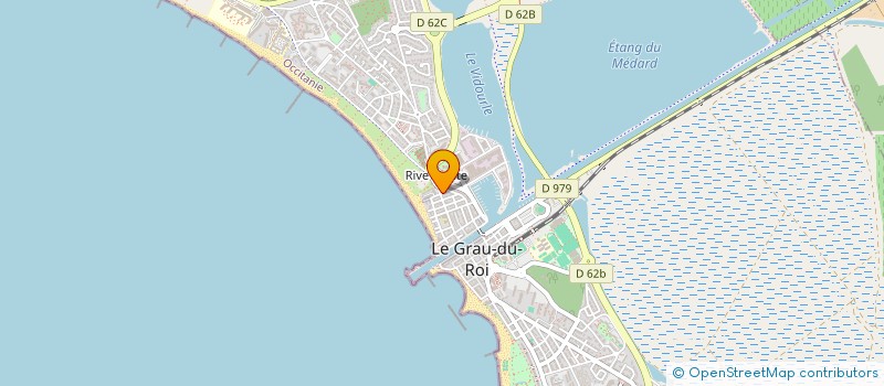 localisation de l'entreprise BACCHUS LE SCULPTEUR  LE GRAU-DU-ROI