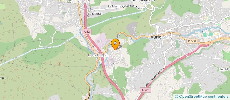 localisation de l'entreprise BACCOLINI PINEDA  AURIOL