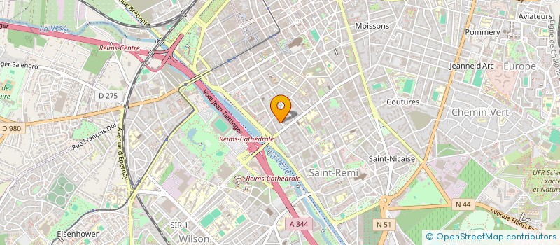 localisation de l'entreprise BACE PRODUCTION  REIMS