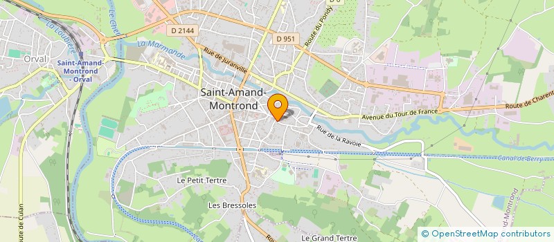 localisation de l'entreprise BACEN  SAINT-AMAND-MONTROND