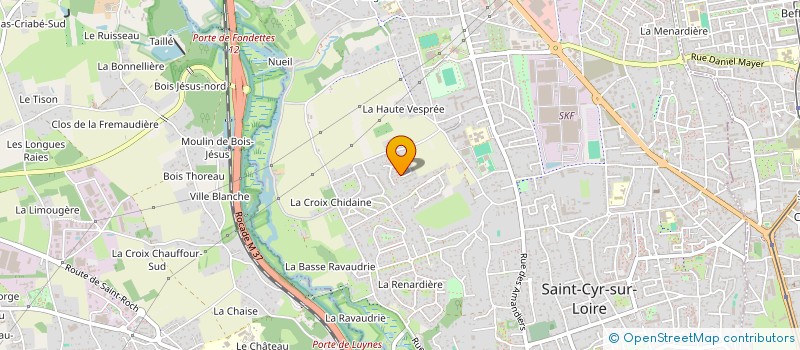localisation de l'entreprise BACGIPRESTA  SAINT-CYR-SUR-LOIRE