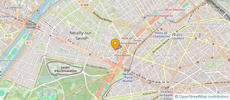 localisation de l'entreprise BACH à NEUILLY-SUR-SEINE