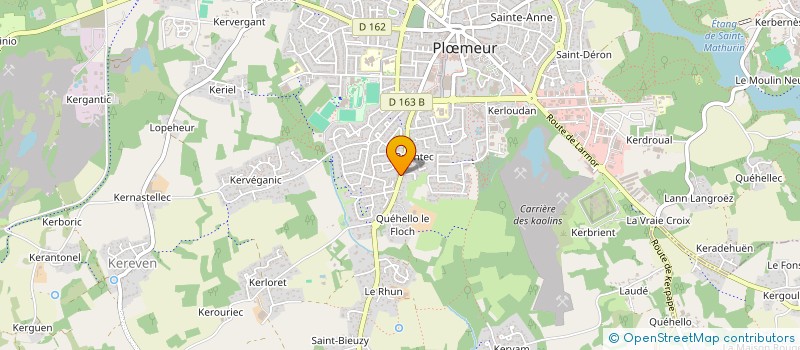 localisation de l'entreprise BACH à PLOEMEUR