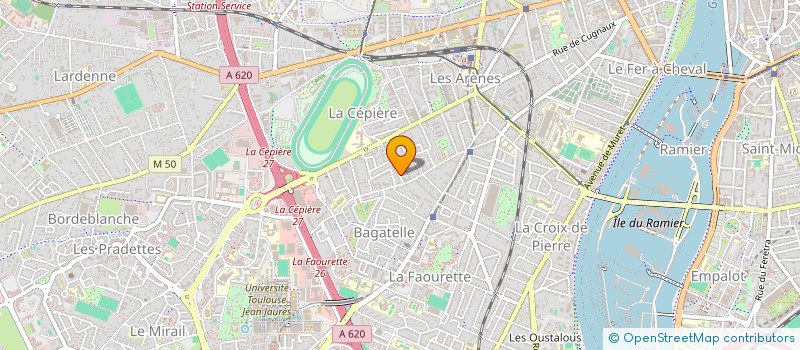 localisation de l'entreprise BACH à TOULOUSE