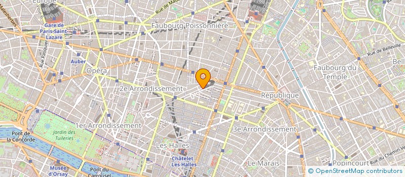 localisation de l'entreprise BACH à PARIS