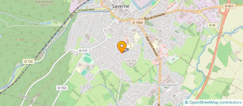 localisation de l'entreprise BACH-CHAUMANDE  SAVERNE