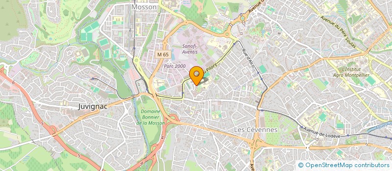 localisation de l'entreprise BACH'ENERGIES à MONTPELLIER