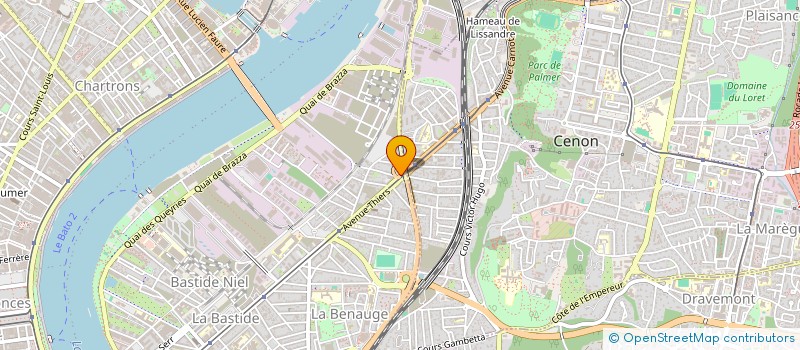 localisation de l'entreprise BACH IMMOBILIER  BORDEAUX