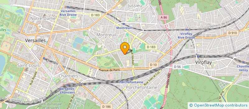 localisation de l'entreprise BACH VTC à VERSAILLES