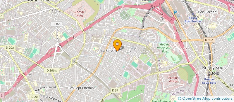 localisation de l'entreprise BACHA à MONTREUIL