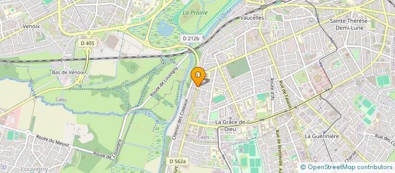 localisation de l'entreprise BACHA à CAEN