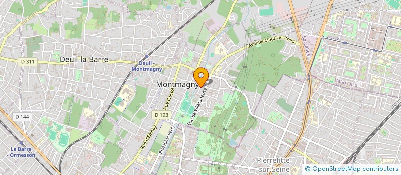 localisation de l'entreprise BACHA PERE ET FILS  MONTMAGNY