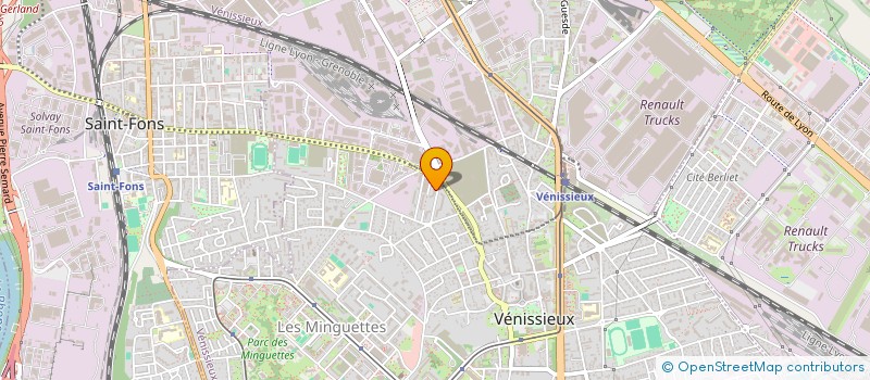 localisation de l'entreprise BACHAR TRANSPORTS  VENISSIEUX
