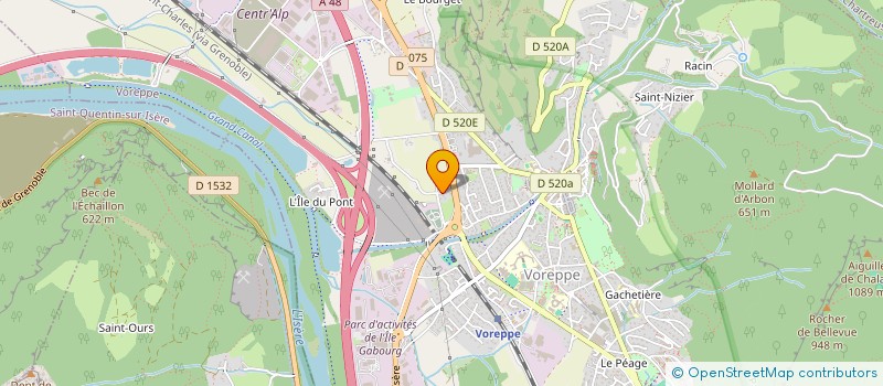 localisation de l'entreprise BACHARD  VOREPPE