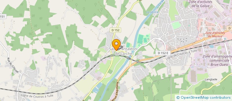 localisation de l'entreprise BACHATA ENERGY 19  NOAILLES