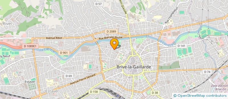 localisation de l'entreprise BACHATA UNIVERSE  BRIVE-LA-GAILLARDE