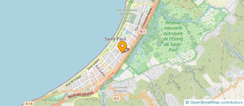 localisation de l'entreprise BACHAUD BARQUETTE à SAINT-PAUL