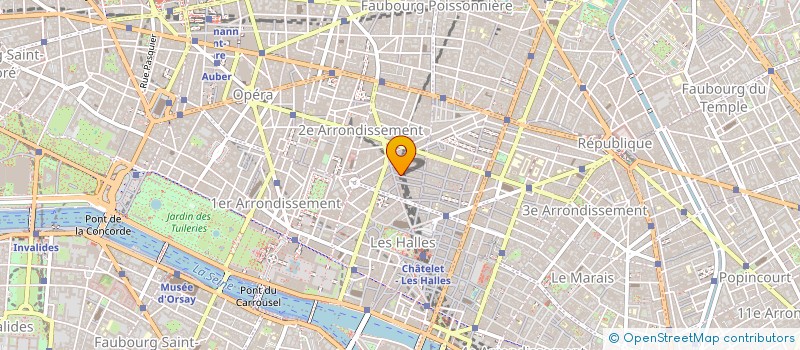 localisation de l'entreprise BACHAUMONT FB  PARIS