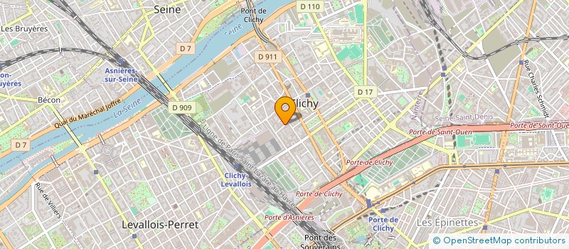 localisation de l'entreprise BACHAVA CONSEIL à CLICHY